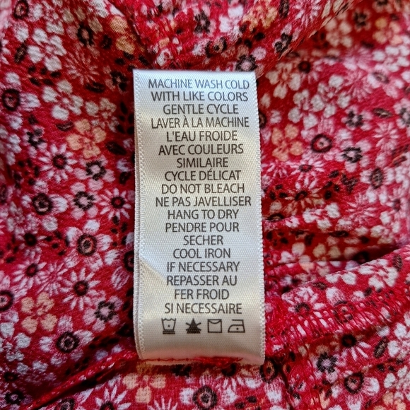 Max Studio Floral V-neck Midi Dress with Balloon Sleeves - Picture 11 of 15